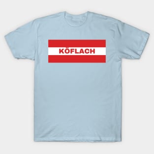 Köflach City in Austrian Flag T-Shirt